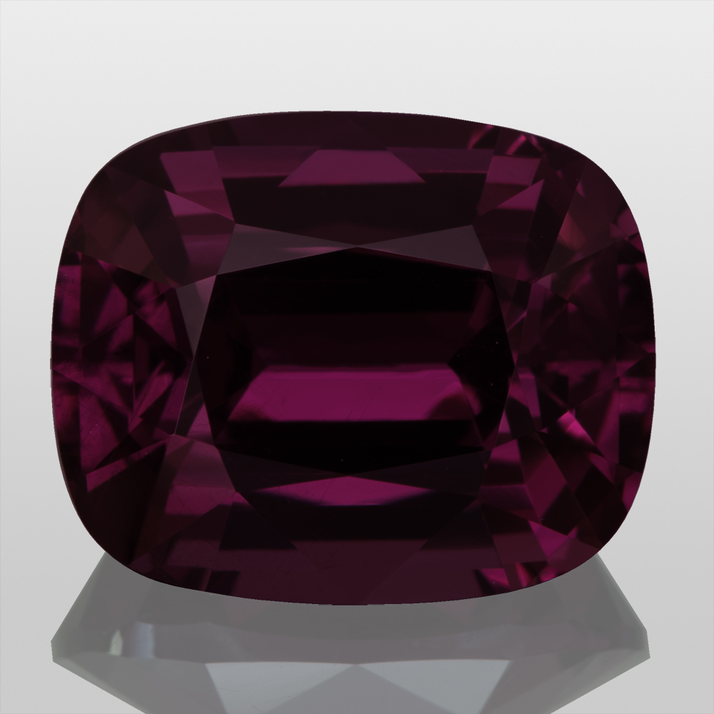 6.75ct Rhodolite Garnet, Cushion Cut · Astrological Gem International