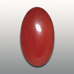 2.88ct Red Coral, Untreated, Oval Cut