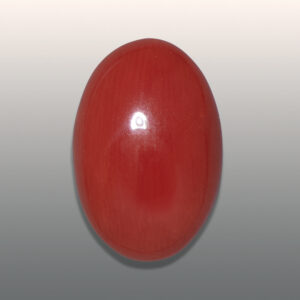 2.91ct Red Coral, Untreated, Oval Cut