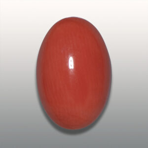3.04ct Red Coral, Untreated, Oval Cut