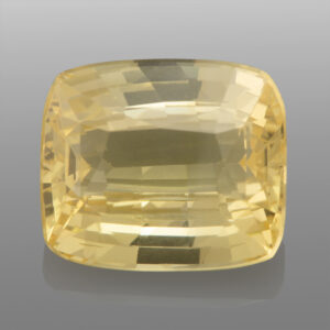 2.99ct Yellow Sapphire, Cushion Cut