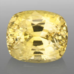 2.55ct Yellow Sapphire, Cushion Cut