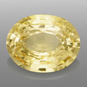 2.67ct Yellow Sapphire, Oval Cut