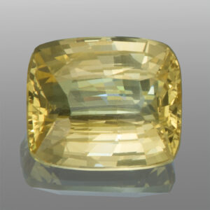 2.99ct Yellow Sapphire, Cushion Cut