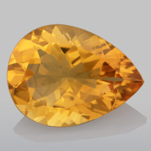 12.55ct Citrine, Pear Cut
