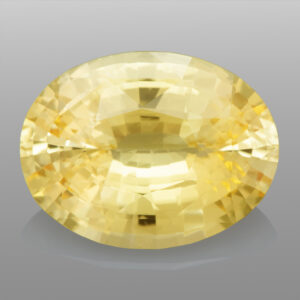 4.50ct Yellow Sapphire, Oval Cut