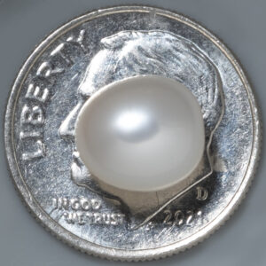 4.20ct Pearl - Certified Natural, Pear Cut