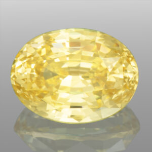 3.07ct Yellow Sapphire, Untreated, Oval Cut