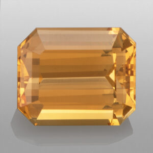 3.20ct Yellow Topaz, Emerald Cut