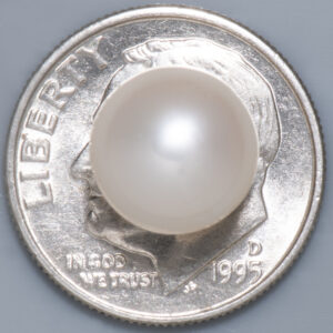 5.64ct Pearl - Tissue Nucleated, Round Cut