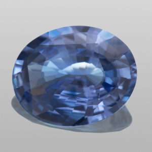 2.08ct Blue Sapphire, Untreated, Oval Cut