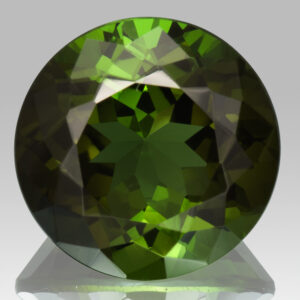 5.45ct Green Tourmaline, Round Cut