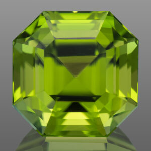6.75ct Peridot, Untreated, Asscher Cut