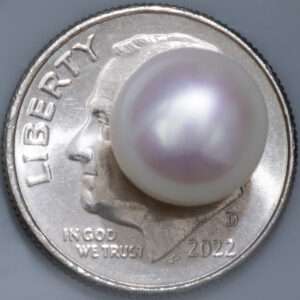 6.00ct Pearl - Tissue Nucleated, Round Cut