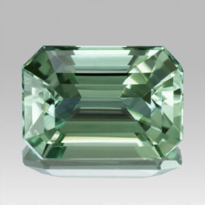 3.62ct Green Tourmaline, Emerald Cut