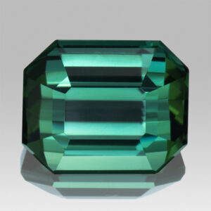 3.68ct Green Tourmaline, Emerald Cut