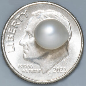 2.12ct Pearl - Certified Natural, Untreated, Pear Cut