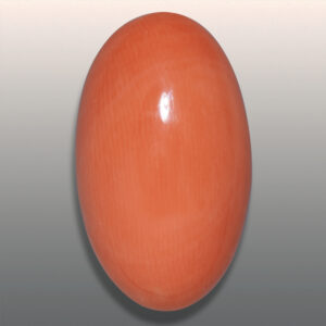 11.48ct Peach 'Momo' Coral, Untreated, Oval Cut