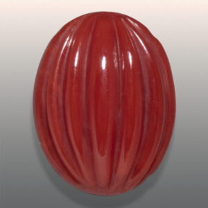 12.32ct Red Coral, Untreated, Oval Cut