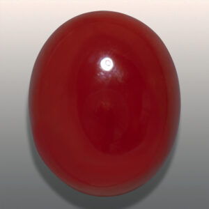 7.14ct Red Coral, Japanese OxbloodOval Cut