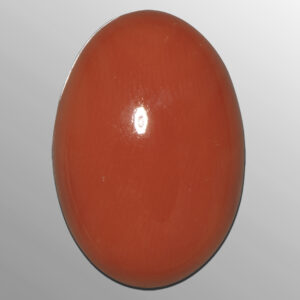 9.35ct Japanese "Momo" Red Coral, Untreated, Oval Cut