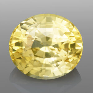 3.05ct Yellow Sapphire, Untreated, Oval Cut