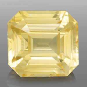 3.12ct Yellow Sapphire, Untreated, Emerald Cut