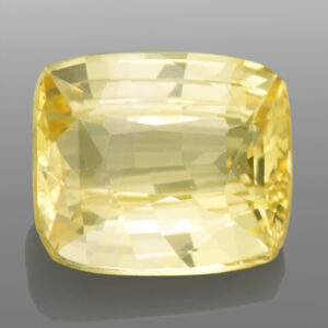 2.99ct Yellow Sapphire, Untreated, Cushion Cut