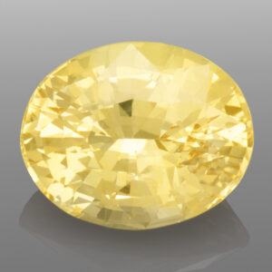 3.62ct Yellow Sapphire, Untreated, Oval Cut