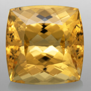 11.30ct Yellow Topaz, Untreated, Cushion Cut
