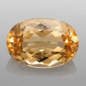 3.31ct Yellow Topaz, Untreated, Oval Cut