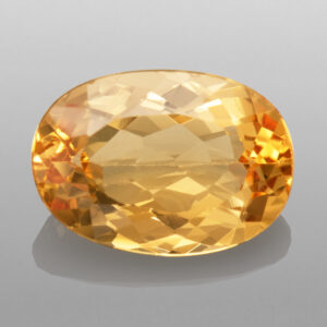 3.49ct Yellow Topaz, Untreated, Oval Cut