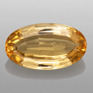 5.01ct Yellow Topaz, Untreated, Oval Cut
