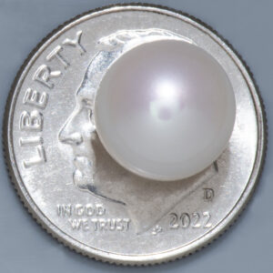 6.00ct Pearl - Tissue Nucleated, Round Cut