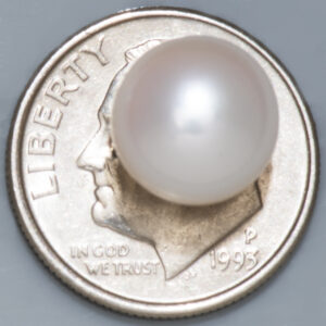 6.20ct Pearl - Tissue Nucleated, Round Cut