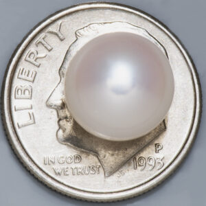 6.43ct Pearl - Tissue Nucleated, Round Cut
