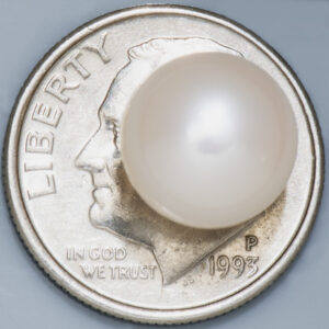 6.60ct Pearl - Tissue Nucleated, Round Cut