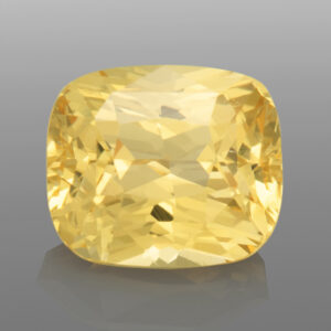 2.01ct Yellow Sapphire, Untreated, Cushion Cut