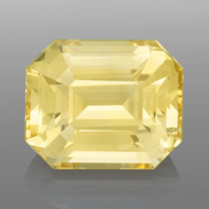 2.08ct Yellow Sapphire, Untreated, Emerald Cut