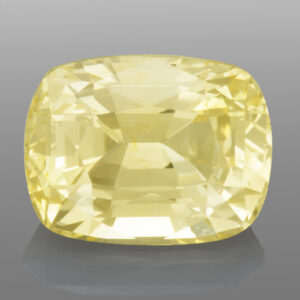 2.13ct Yellow Sapphire, Untreated, Cushion Cut
