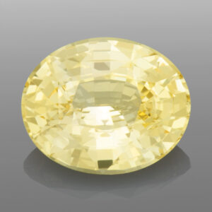 2.17ct Yellow Sapphire, Untreated, Oval Cut