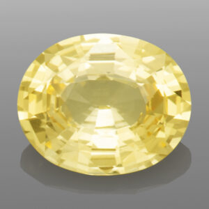 2.33ct Yellow Sapphire, Untreated, Oval Cut