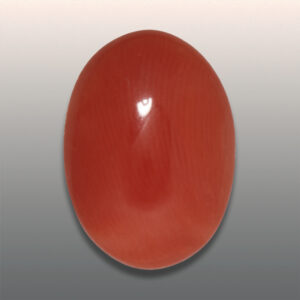 3.67ct Red Coral, Untreated, Oval Cut