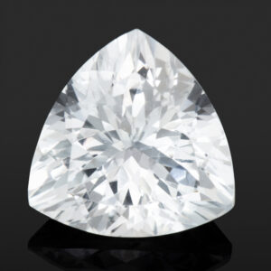 12.73ct White Topaz, Untreated, Trillion Cut